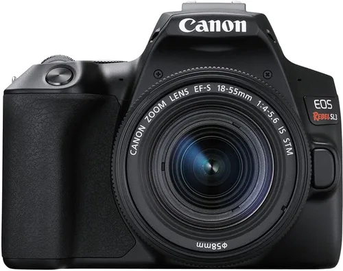 Vista 3 de Canon EOS Rebel SL3 Cámara DSLR con lente de 0.709-2.165 in (negro) (3453C002), tarjeta de memoria de 64GB, kit de filtro de color, funda, kit