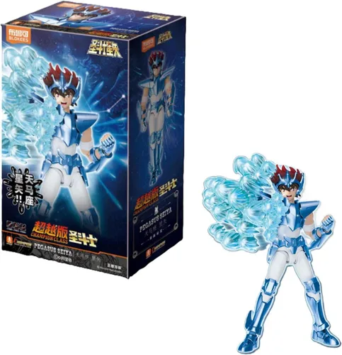 Vista 2 de BLOKEES - Saint Seiya - Clase campeón - CC04 Pegasus Seiya - Kit de modelo - Requiere montaje - 14+