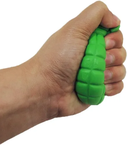 Vista 6 de Bandolier de cinturón de bala de plástico dorado y negro con dos granadas de espuma, verde, dorado