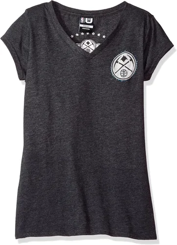 Vista 12 de Ultra Game Camiseta de mujer NBA Oficial con cuello en V y strass de manga corta