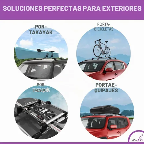 Vista 8 de ERKUL Barras Transversales de Techo para Mazda CX9 CX-9 2016-2023 Barras Transversales de Aluminio con Cierre Antirrobo para Techo Compatible