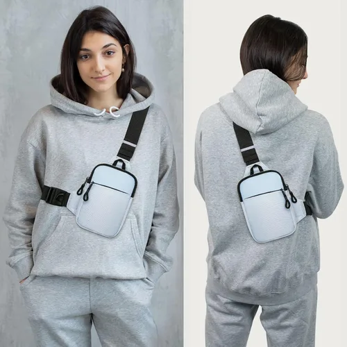 Vista 3 de Long Keeper Mini bolso bandolera Bolso cruzado pequeño impermeable para hombre y mujer, bolso casual para teléfono para viajes, senderismo