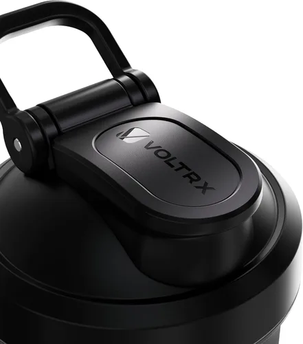 Vista 2 de VOLTRX Botella agitadora de proteínas, mezclador eléctrico recargable USB C, vasos agitadores para batidos de proteínas y batidos de reemplazo