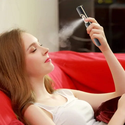 Vista 6 de Kingsmile Exquisito spray facial, rociador portátil nano niebla, espray facial, hidratante facial fresco, práctico nano rociador hidratante