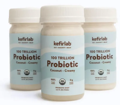 Vista 9 de KefirLab Probióticos 100T CFU - 36 cepas - Vegano y orgánico - Apoya la digestión, el sistema inmunológico, la salud del cerebro, el estado de ánimo