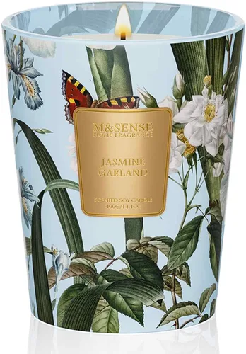 Vista 47 de M&SENSE - Vela de cera de soja natural aromática de 35 onzas, extragrande, 3 mechas, 150 horas, larga duración, combustión lenta, para decoración