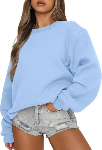 Vista 66 de EFAN Sudaderas de gran tamaño con cuello redondo Y2K para mujer, sudaderas con capucha para otoño, moda 2025, ropa para adolescentes y niñas, lindo