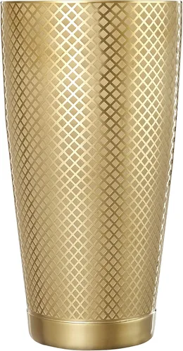Vista 7 de Barfly Agitador de celosía de diamante de 18 onzas, cobre antiguo