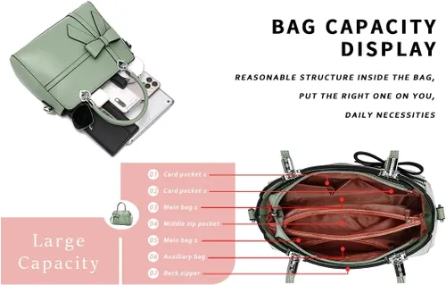 Vista 3 de JHVYF Bolsos y bolsos de mano para mujer