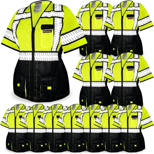 Vista 10 de KwikSafety SHERIFF & SPECIALIST Chaleco de seguridad para mujer Clase 2 ANSI OSHA