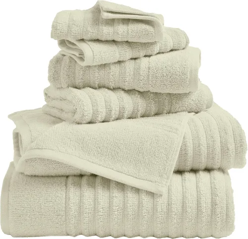 Vista 22 de Great Bay Home Juego de 6 toallas de mano – Toallas 100% algodón – Toallas absorbentes y de secado rápido para el baño (Duna)