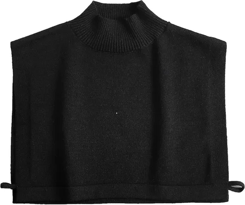Vista 3 de SUZALA Collar falso de encaje, cuello falso desmontable para mujer, cuello falso para blusa, suéter