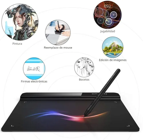 Vista 5 de Tableta de Dibujo XPPen StarG640 Tableta Gráfica Digital de 6x4 Pulgadas Tableta de Arte con Lápiz Stylus Sin Batería Tableta para Mac, Windows