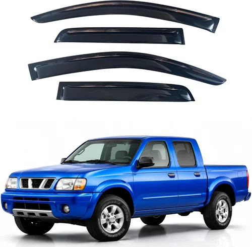 Vista 94 de IG - Visera para ventana para Ford Bronco y F150-F350 1980-1996, deflector lateral tipo cinta adhesiva, resistente, contra lluvia y viento