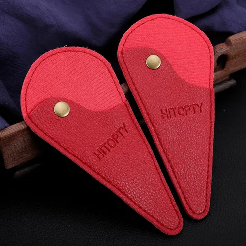Vista 4 de Juego de 2 fundas protectoras para tijeras pequeñas de 5.3 pulgadas Funda de piel sintética, compacta, ambidiestra, para almacenar tijeras