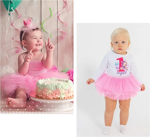 Vista 5 de Falda tutú de tul para niñas de 6 a 24 meses