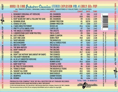Vista 2 de Hard To Find Jukebox Classics Stereo Explosion Vol. 4 Early 60s Pop