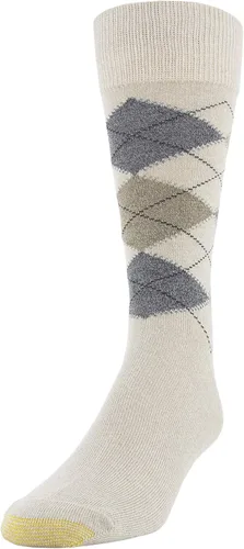 Vista 2 de GOLDTOE Men's Campbell Argyle Crew Dress Socks, 6-Pairs
