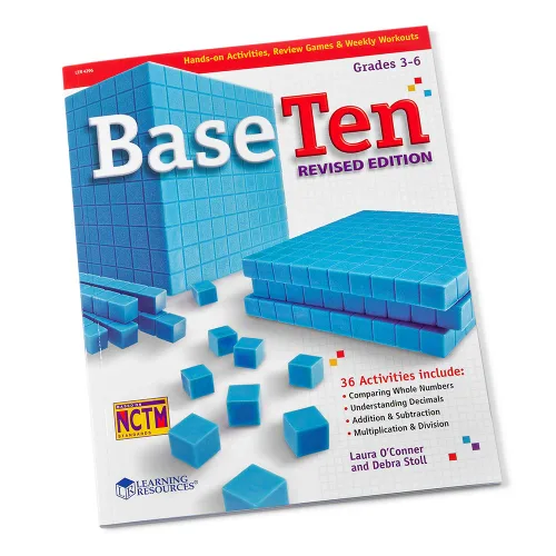 Vista 9 de ETA hand2mind Juego para clase de bloques base de diez interlox, 644 piezas