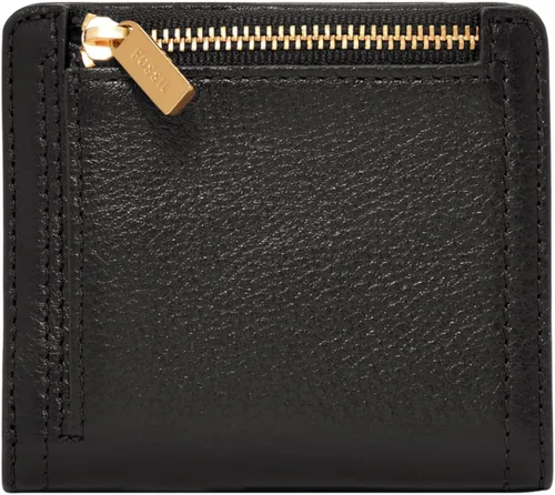 Vista 3 de Fossil Cartera plegable de piel Logan con bloqueo RFID para mujer