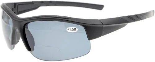 Vista 11 de Eyekepper TR90 - Gafas de sol bifocales sin montura para deportes irrompibles, béisbol, correr, pesca, conducción, golf, softbol, senderismo