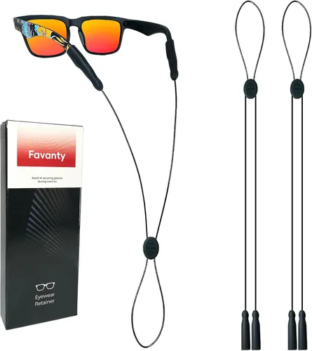 Vista 9 de Correa deportiva para lentes de sol, correa ajustable para lentes de sol, soporte para lentes para niños, mujeres y hombres, soporte para anteojos