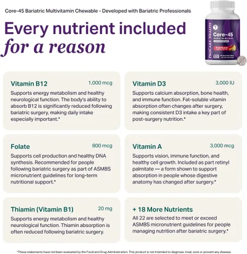 Vista 5 de ProCare Health Multivitamínico bariátrico una vez al día
