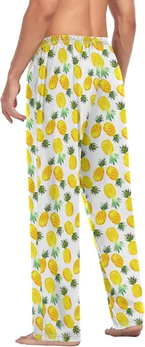 Vista 6 de Pantalones de pijama de piel de serpiente, pantalones de descanso para hombre, pantalones de pijama súper suaves con bolsillos con cordón