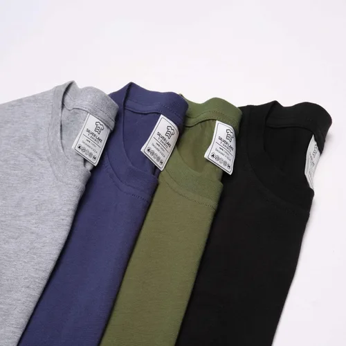 Vista 3 de Añade tu texto Camiseta personalizada para hombre Camiseta personalizable Camiseta personalizada Negro