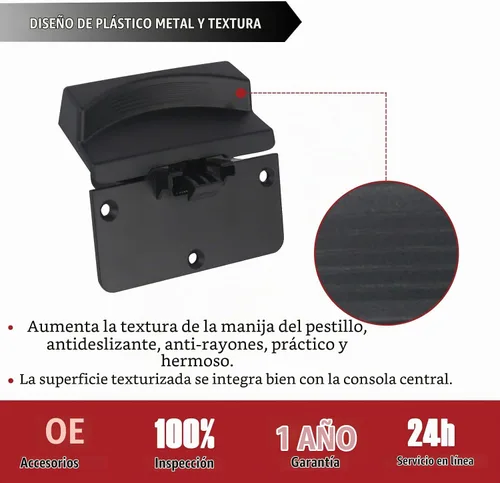 Vista 4 de TQPONLY Gancho de apoyabrazos para consola central Compatible con Dodge Ram 1500 2500 3500 4500 5500 2013-2018 Accesorios Reemplaza 5RQ83TX7AC