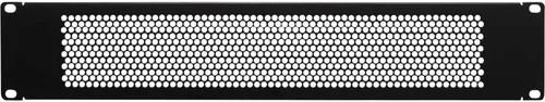 Vista 7 de Navepoint Espaciador de panel de montaje en rack en blanco de 1U con ventilación para gabinete de rack de red de servidores de 19 pulgadas