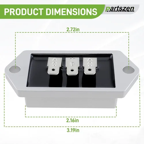 Vista 4 de 25 403 35-S Regulador Rectificador 12/15 Amp Media Onda para Kohler