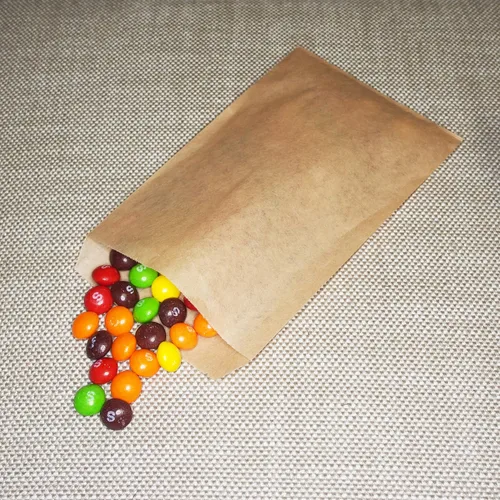 Vista 7 de CuteBox - 100 bolsas de regalo de papel plano marrón kraft de 4 x 6 pulgadas para mercancías, manualidades, recuerdos de fiesta, venta al por menor