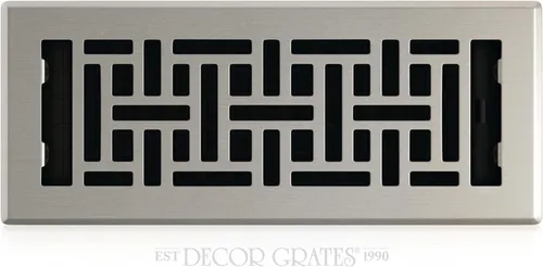 Vista 74 de Decor Grates Registro de suelo oriental AJH212-RB, 2 x 12 pulgadas, acabado de bronce frotado