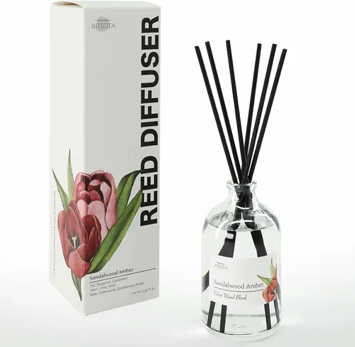 Vista 17 de Juego de Difusor de Aromas con Varillas, Difusor Aromático con Varillas para Fragancias del Hogar, Difusor de Aromas para Decoración de Estanteria
