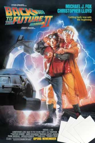 Vista 8 de Regreso al futuro II - Póster de película (estilo regular con créditos) (tamaño: 24" x 36")