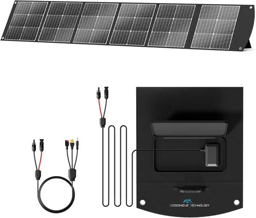 Vista 9 de 100W Panel Solar portátil CPC Material USB-C PD3.0 y 20V DC XT60 Anderson