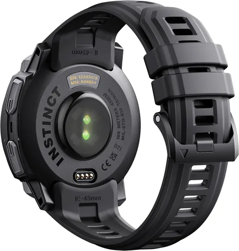 Vista 22 de NotoCity Correa de repuesto para Garmin Instinct, silicona suave, compatible con Garmin Instinct 2/Solar/Tactical(verde militar)