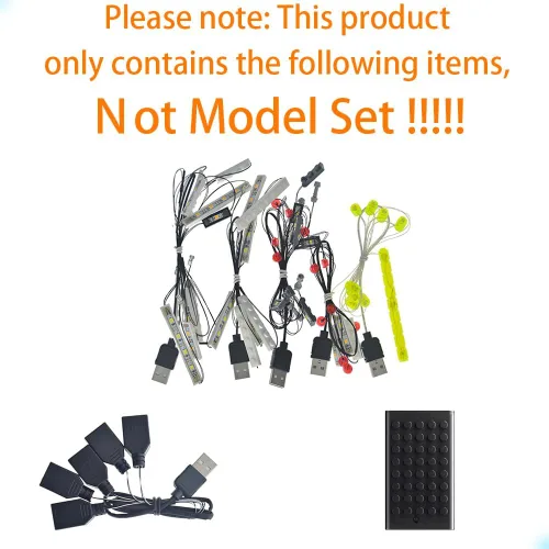 Vista 3 de GEAMENT Kit de luces LED compatible con LEGO Death Star - Juego de iluminación para 75159 y 10188 (juego de modelos no incluidos)