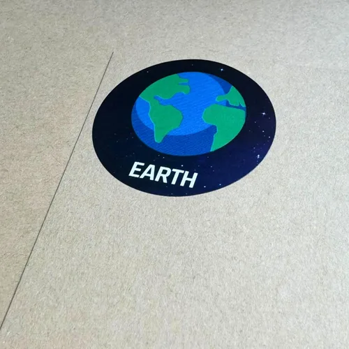Vista 6 de Calcomanías del sistema solar planeta para niños, 1.5 pulgadas - 20 hojas, 200 calcomanías
