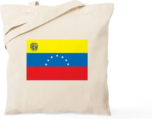 Vista 10 de CafePress Made In Venezuela Tote Bag Reutilizable Natural Beige Lona Bolsa de Compras