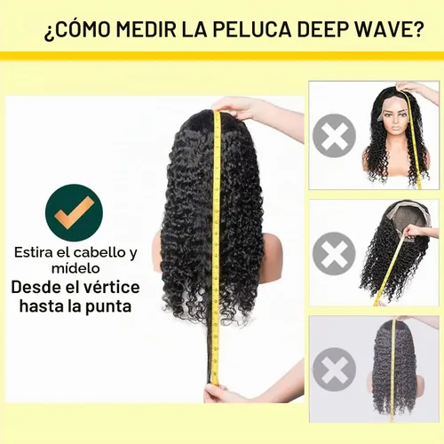 Vista 6 de Pelucas de cabello humano ondulado profundo con encaje frontal de 13 x 6 pulgadas, prearrancado, 22 pulgadas, pelucas de encaje frontal de cabello