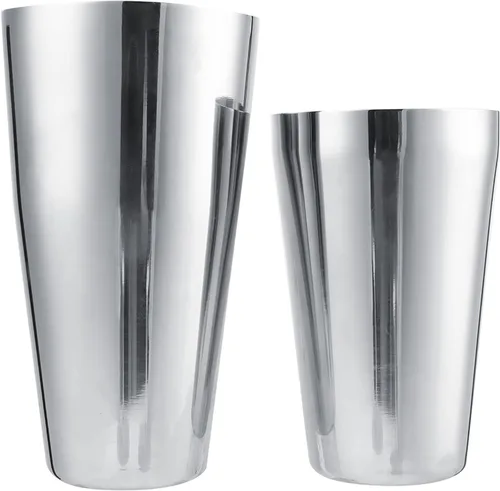 Vista 10 de Cocktail Shaker Set Bar Cocktail Tools for Mixed Drink, Stainless Steel Cocktail Shaker Set Bartender Kit(600/450ml)