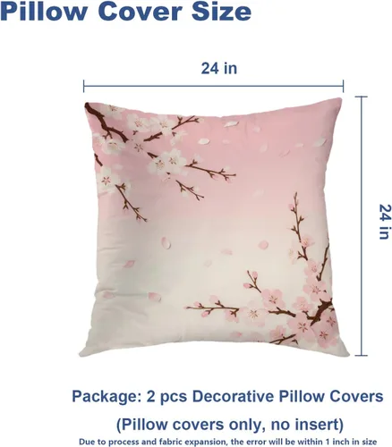 Vista 305 de Batmerry Autumn Pumpkin Templeton Throw Pillow Covers, Green Leaves Paths Forests Decorative Pillow Covers Digital Printing Blended for Couch Sofa