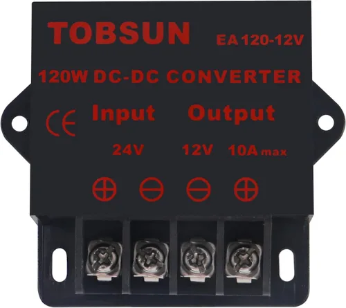 Vista 2 de Paquete de 2 Convertidores Reductores de Voltaje de CC 24V a CC 12V 10A 120W Regulador de Voltaje Reductor Convertidor de Potencia Mini Módulo