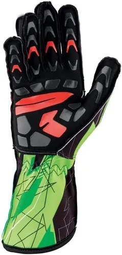 Vista 2 de OMP - Guantes KS-2 Art Negro/Verde - Talla 5 (para niños) (KB0-2748-A01-274-005)