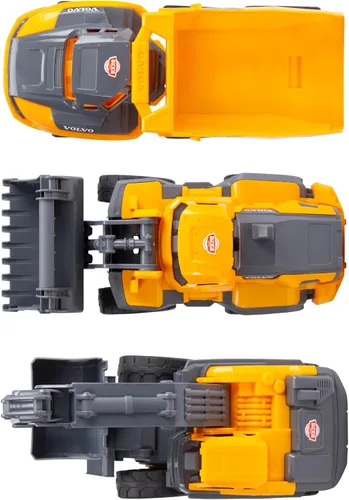 Vista 5 de DICKIE TOYS - Paquete de 3 camiones de construcción de 10 pulgadas (203725007)
