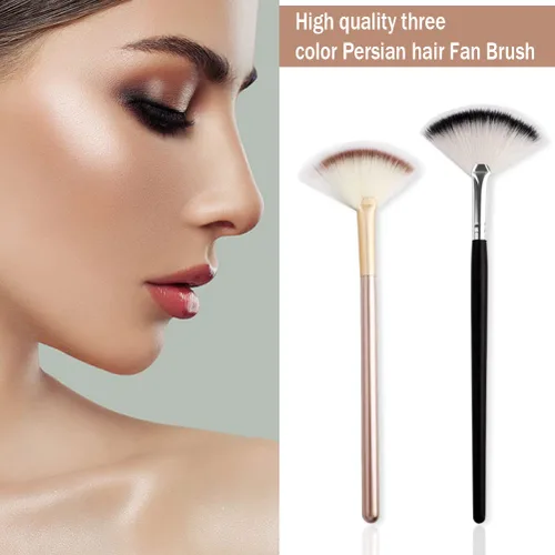 Vista 5 de Pimoys 6 pinceles de abanico para faciales suaves y delgadas, aplicador de cepillo para máscara facial de ácido glicólico, máscara de exfoliación