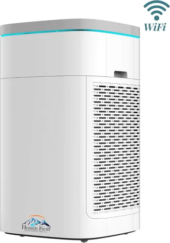 Vista 7 de Heaven Fresh Purificador de aire HEPA HF600 con sensor de calidad del aire y conectividad WiFi inteligente