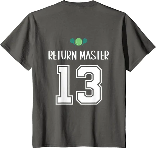 Vista 34 de Camiseta divertida del grupo de tenis de pádel para el equipo de pádel